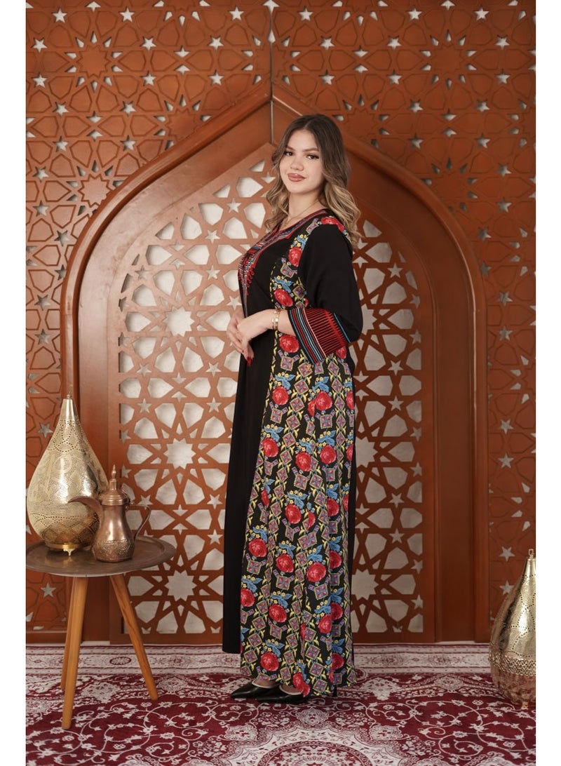 افندينا  R2026جلابية شالكي على عسيري بتفاصيل تراثية أنيقة - Image 2